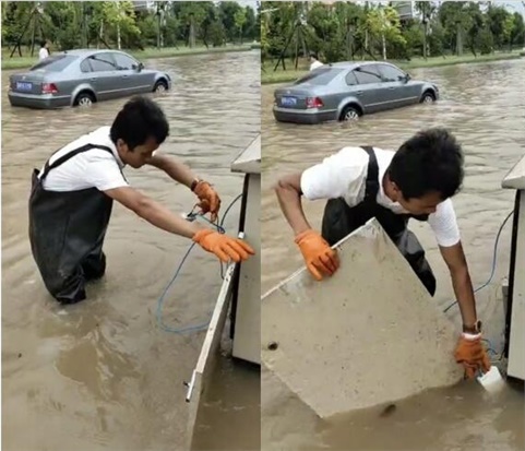 風(fēng)雨中的堅(jiān)守，只為道路暢通—湘江智慧暴雨中奮力搶修